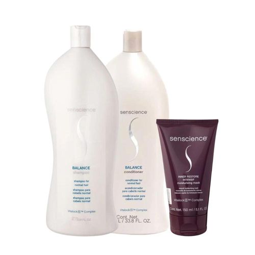 Kit Senscience Balance Shamp+Cond+Inner Intensif 150ml Kit Senscience Balance Shamp+Cond+Inner Intensif 150ml