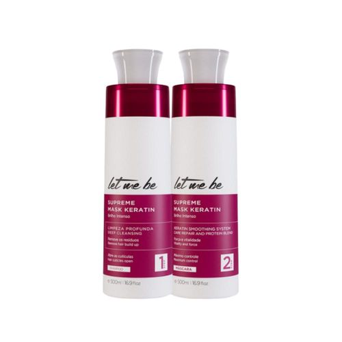 Kit Let Me Be Supreme Mask Keratin Alinhamento capilar 500ml