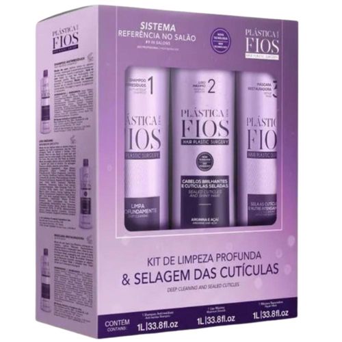 Progressiva Cadiveu Plástica dos Fios Selagem Térmica 3x1L
