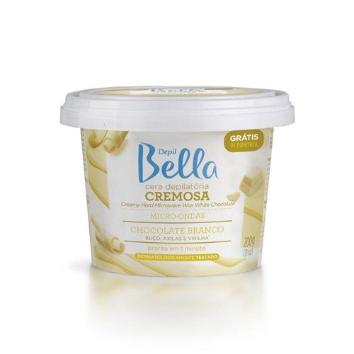 Cera Depilatória Depil Bella MicroOndas Choco Branco 200g