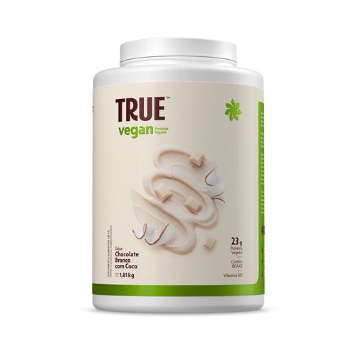 True Vegan Chocolate Branco Com Coco 1810G