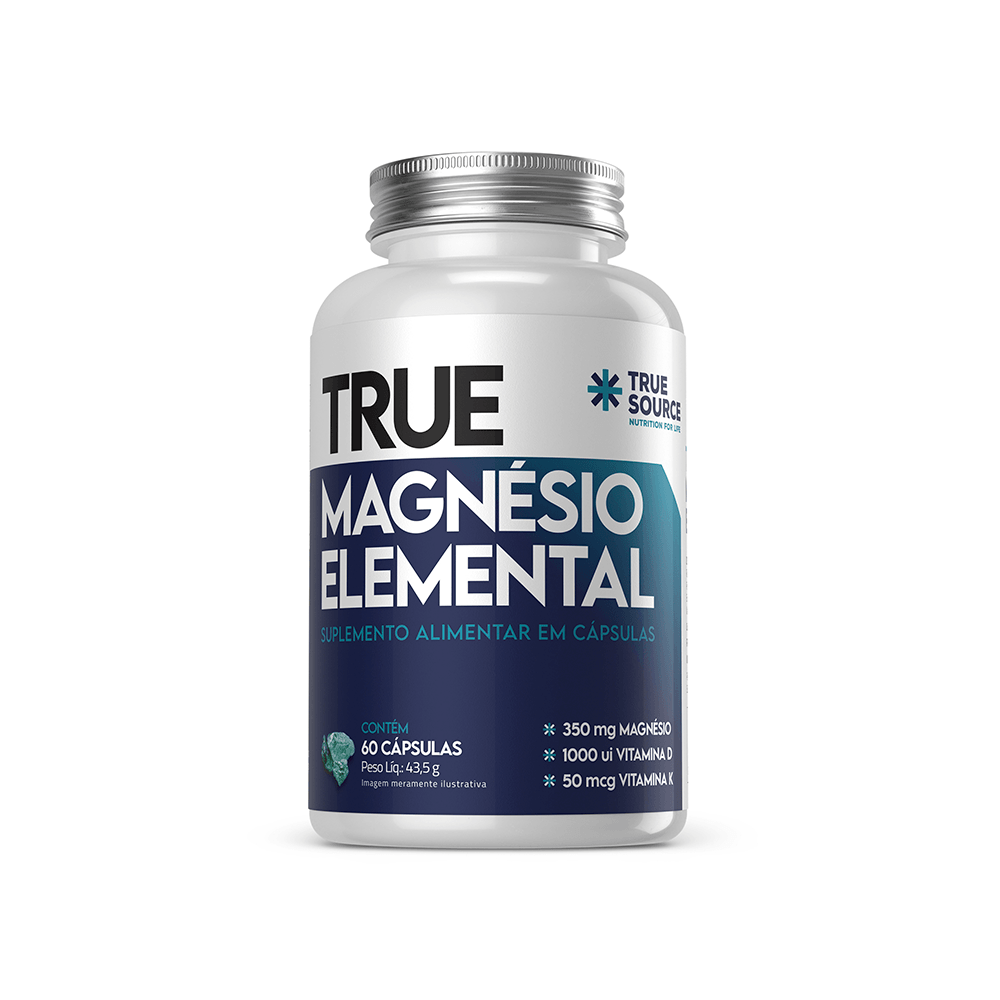 True Elemental Magnesio 60 Cápsulas