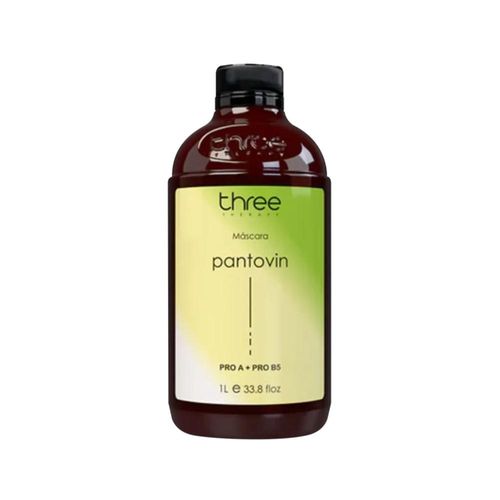Máscara Three Therapy Pantovin Fortalecimento 1 Litro