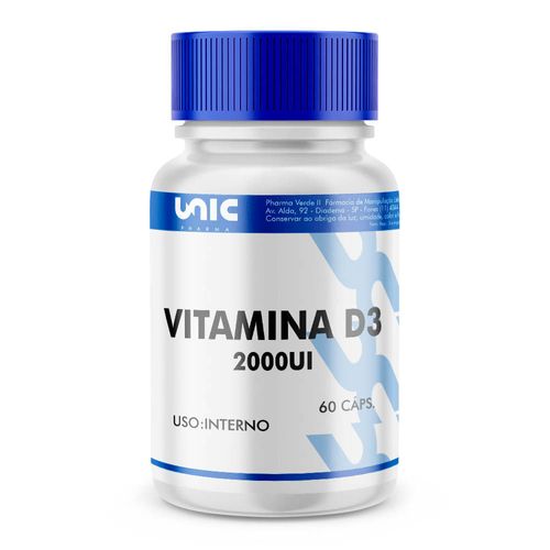 Vitamina D3 2.000ui 60Cáps