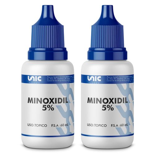 Kit 2 frascos de Minoxidil 60ml