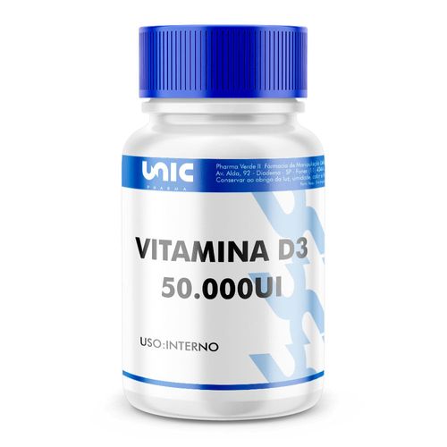 Vitamina D3 50.000ui 04 Cápsulas 04 Cáps 04 Cápsulas