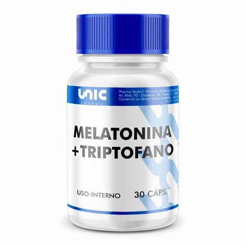 Melatonina mais Triptofano 30 Cáps