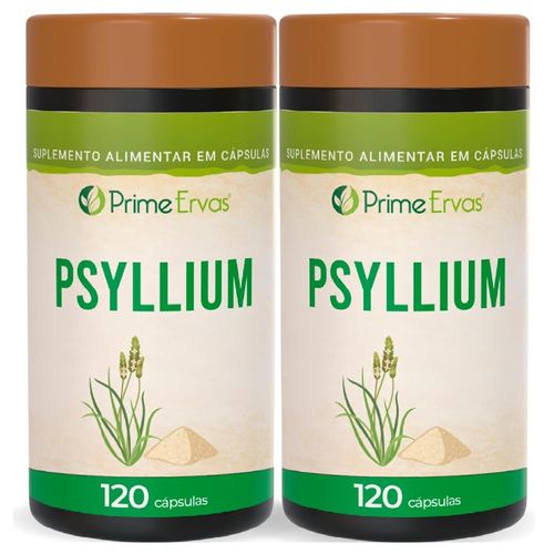 KIT 2 PSYLLIUM 500MG 120CPS PRIME ERVAS