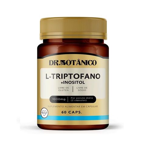 KIT 03 UN L-TRIPTOFANO + INOSITOL 1000MG 60 CAPSULAS - DR. BOTÂNICO