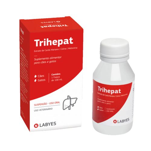 Suplemento Alimentar Trihepat 100mL Cães e Gatos - Labyes