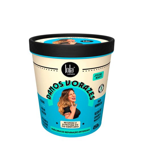 Máscara de Reconstrução Lola Cosmetics Danos Vorazes 450g 450 g