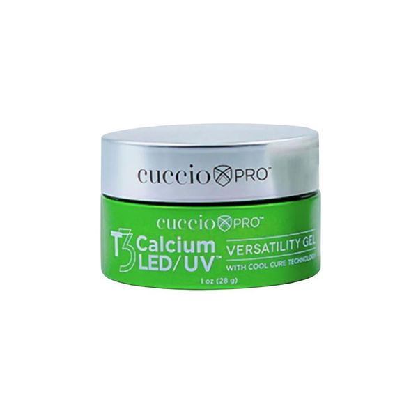 Gel Construtor Cuccio T3 Calcium LED UV Fortalecimento 28 g