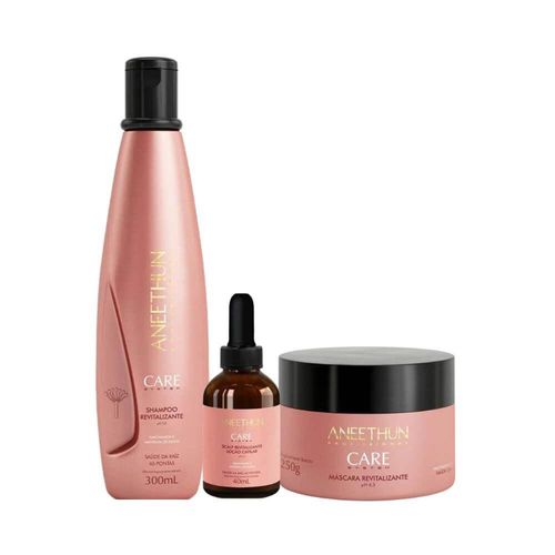 Kit Aneethun Care Shampoo 300m + Máscara 250 g + Scalp 40 ml