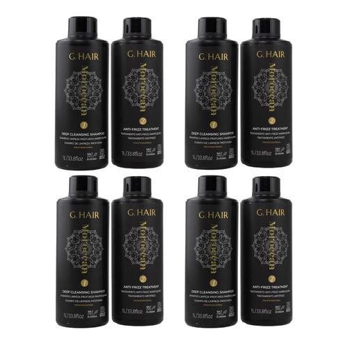 Kit G.Hair Escova Progressiva Marroquina 4 (2 x 1 Litro)