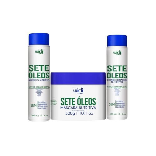 Kit Widi Care Sete Óleos Shamp Condicionador e Máscara 300ml