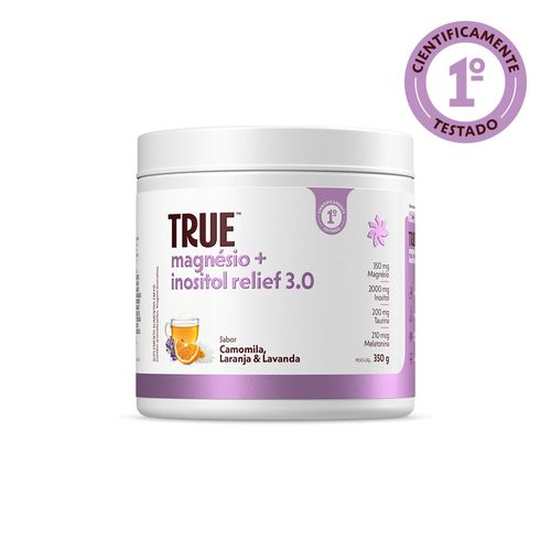 True Magnésio + Inositol Relief 3.0 Camomila, Laranja E Lavanda 350G True Magnésio Inositol 3.0 Camomila Laranja Lavanda 350G