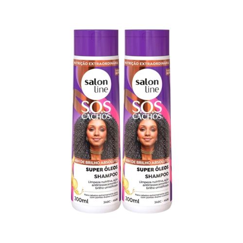 Kit Salon Line S.O.S Cachos Super Oleos 2 Shampoo 300 ml