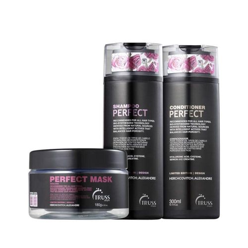 Kit Truss Perfect Shampoo +Condicionador + Máscara 180ml