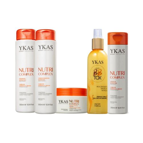 Kit Ykas Nutri Complex Pequeno Completo + Btx Capilar Líquid