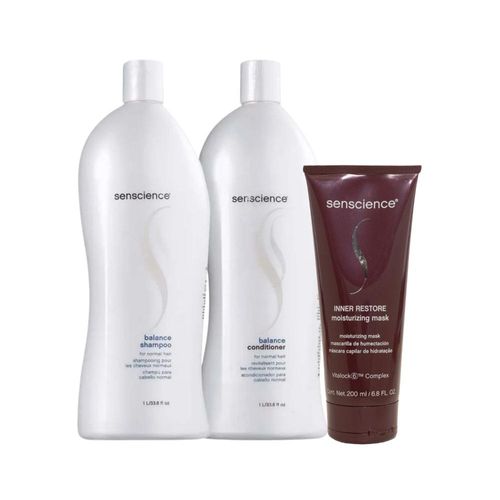 Kit Senscience Balance Shamp+Cond+Inner Restore 200ml