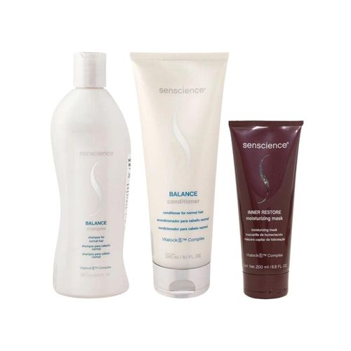 Kit Senscience Balance Shampoo+Cond+Inner Restore 200ml