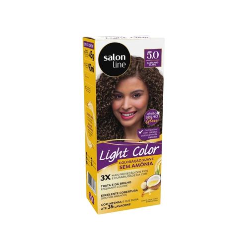 Coloração Salon Line Light Color 5.0 Castanho Claro