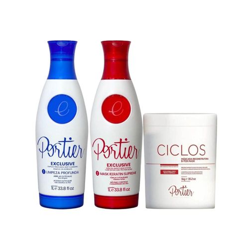 Kit Portier Exclusive Progressiva + Máscara Ciclos B-Tox