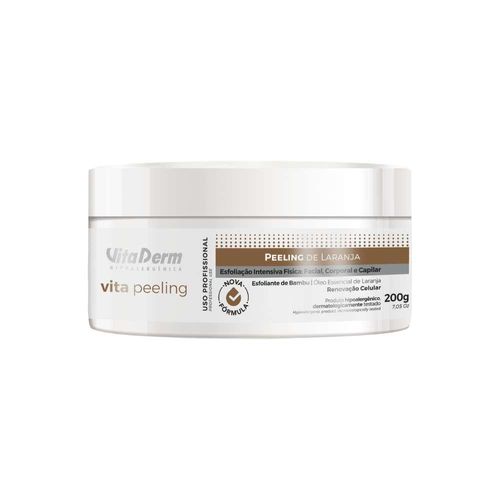 Esfoliante Vita Derm Peeling Laranja Multifuncional 200g