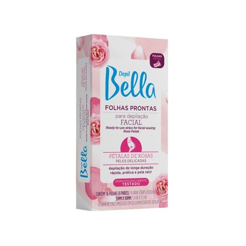 Depil Bella Folhas Depilação Facial Pétalas de Rosas 16 Un