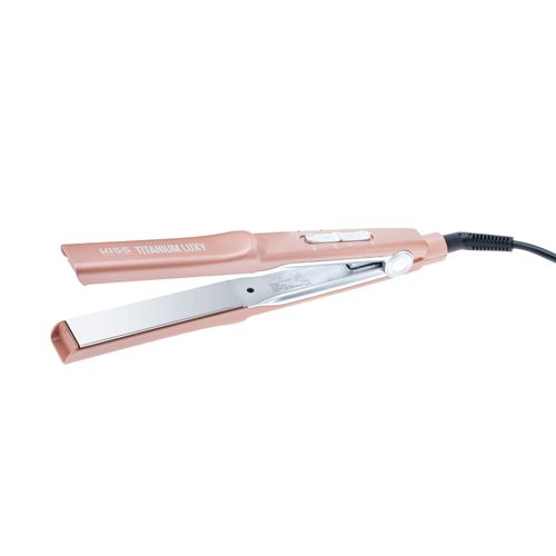 Prancha Alisadora Titanium Luxy Gold Edition Bivolt - Kiss New York Bivolt