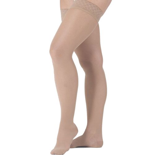 Meia Coxa Sher Soft 20-30MMHG C/ Ponteira COM PONTEIRA 2 Natural Cor: Natural                  Tam: 2 COM PONTEIRA 2 Natural