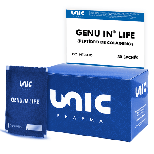 Genu-In Life 30 sachês 5g sabor Laranja
