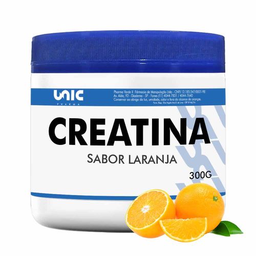 Creatina  Com  Sabor - 300g - Laranja