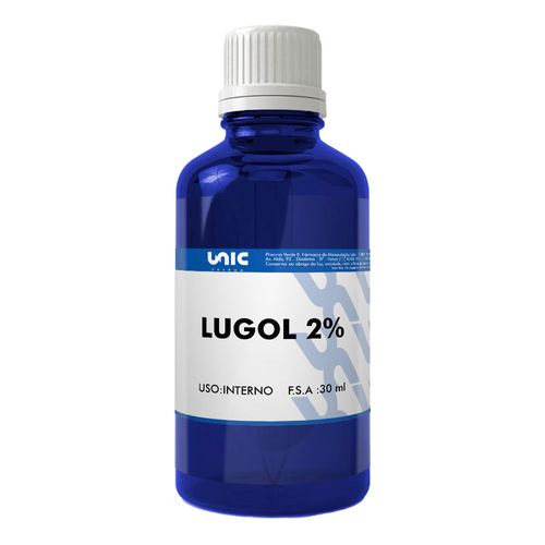 Lugol 2% Iodo Inorgânico 30 Ml
