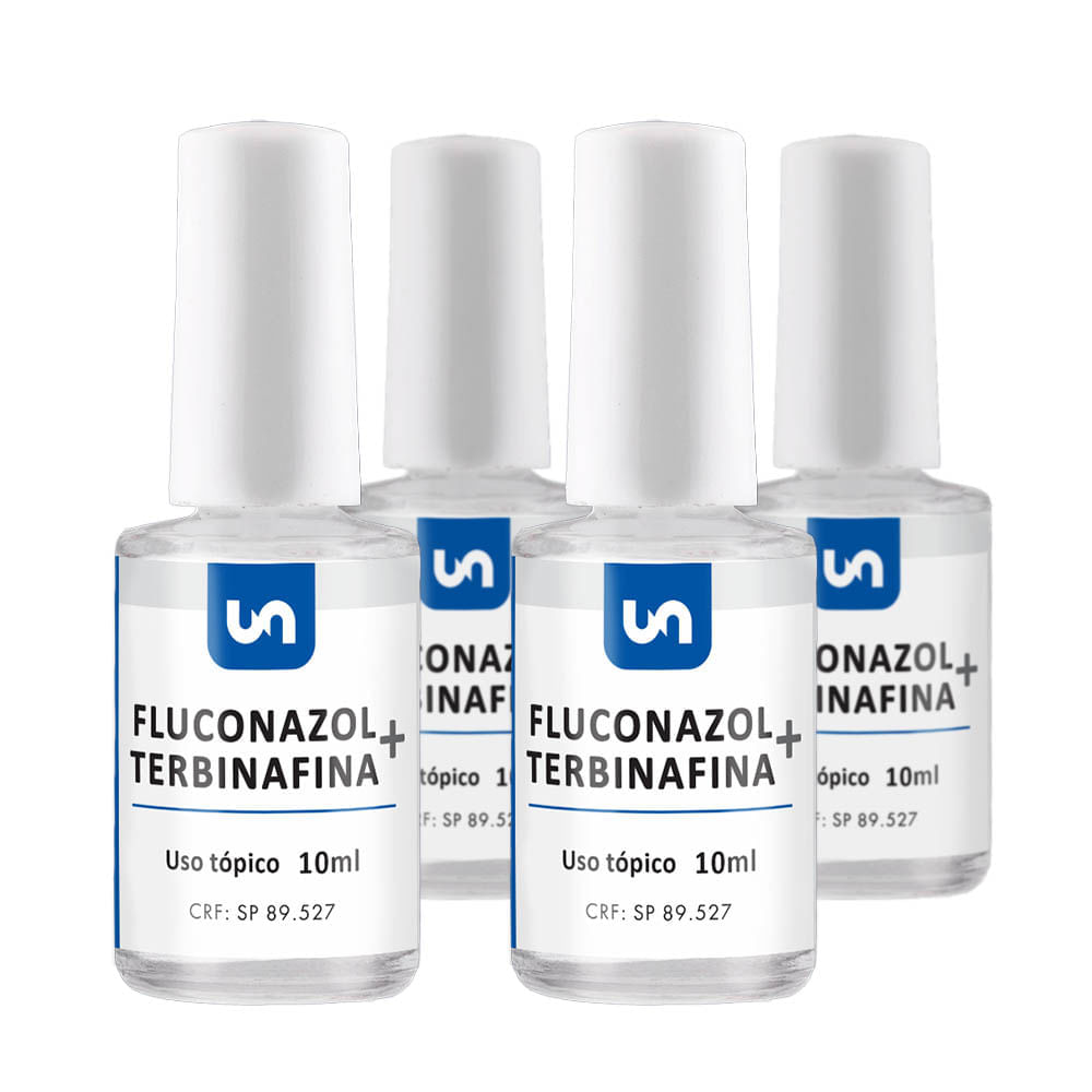 Kit 4 Fluconazol + Terbinafina esmalte - 10 ML