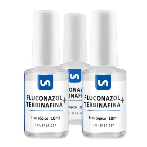 Kit 3 Fluconazol + Terbinafina esmalte - 10 ML