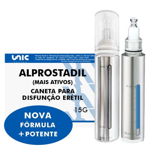 Alprostadil mais ativos contra Disfunção 15g