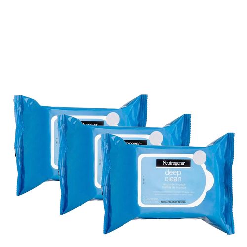 Kit-Neutrogena-Deep-Clean-Lencos-Demaquilante-3-Pacotes-25-Unidades