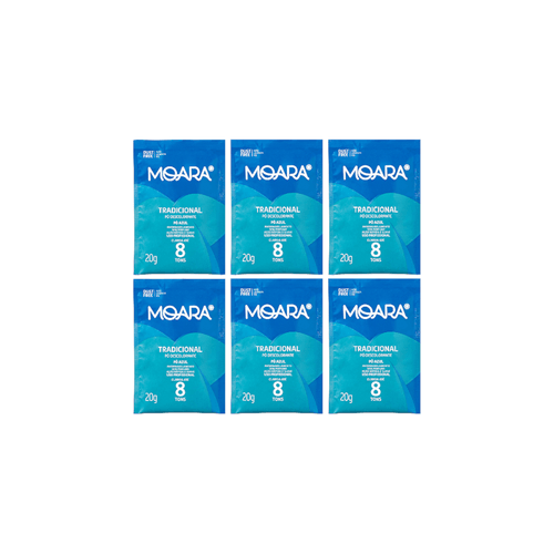 Kit com 6 - Pó Descolorante Moara Tradicional 20g Yamá