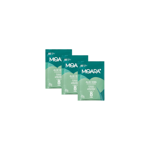 Kit com 3 - Pó Descolorante Moara Aloe Vera 20g Yamá