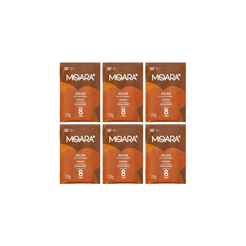 Kit com 6 - Pó Descolorante Moara Argan 20g Yamá