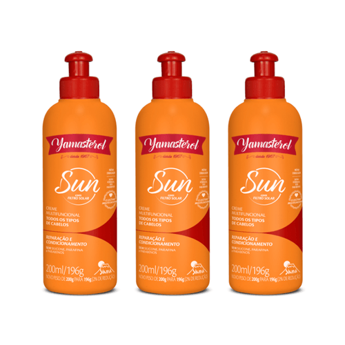 Kit 3 Yamasterol Sun 200ml
