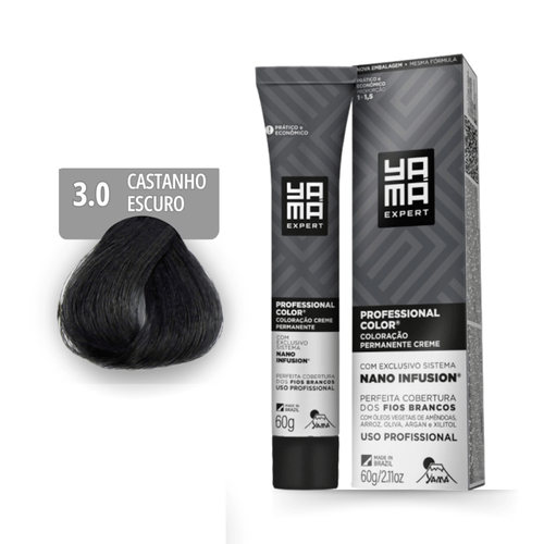 Coloração Professional Nano Infusion 3.0 Castanho Escuro