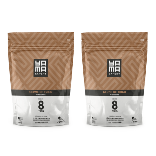 Kit C/2 Pó Descolorante Germe de Trigo Refil 300g Yamá