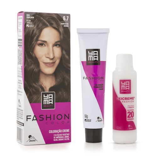 Coloração Yamá Beauty Care Mini Kit Fashion Color 6.7