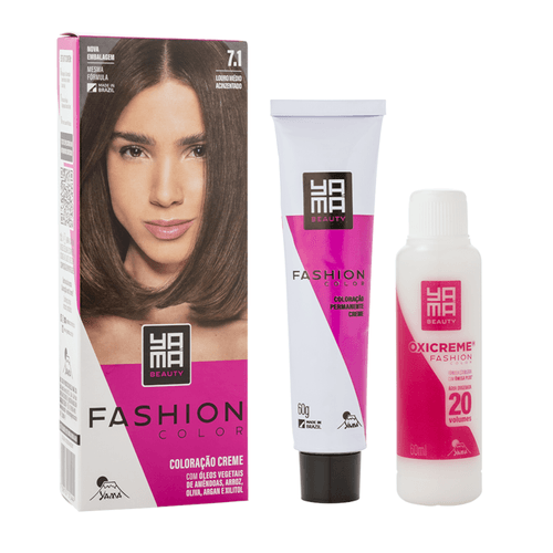 Coloração Yamá Beauty Care Mini Kit Fashion Color 7.1