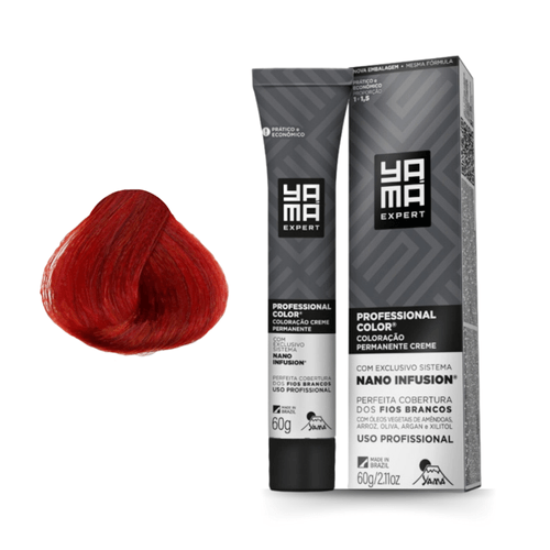 Coloração Nano Infusion 8.66 Louro Claro Vermelho Yamá