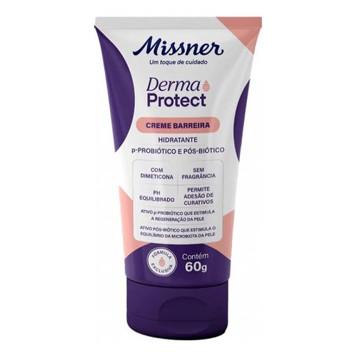 Creme Barreira Derma Protect 60g Missner Proteção da Pele