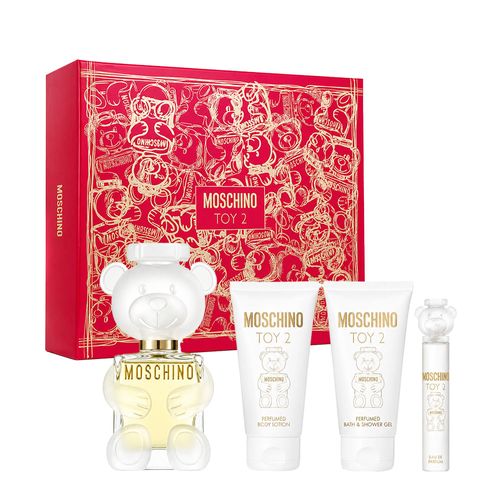 Kit Moschino Toy 2 Woman Edp 100ml + 10ml + Bl 100ml + Sg 100ml NULO