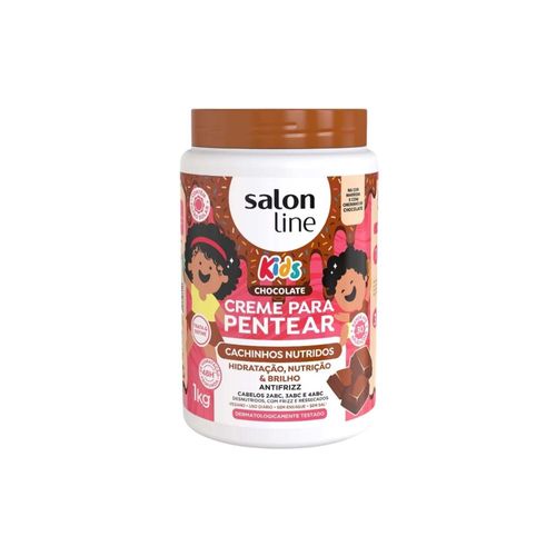 Creme Salon Line de Pentear Cachinhos Nutridos Chocolate 1Kg